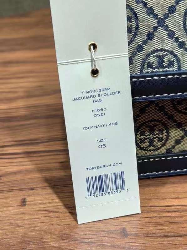 TORY BURCH T Monogram Jacquard Shoulder Bag 81863 Tory Navy, Women's  Fashion, Bags & Wallets, Shoulder Bags on Carousell
