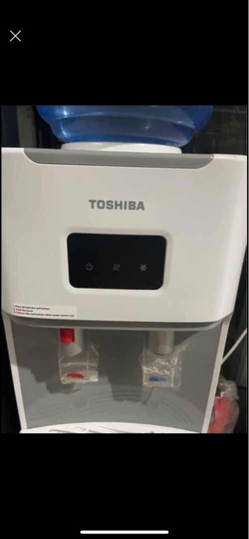 Toshiba Toploading water dispenser woth storage, TV & Home Appliances
