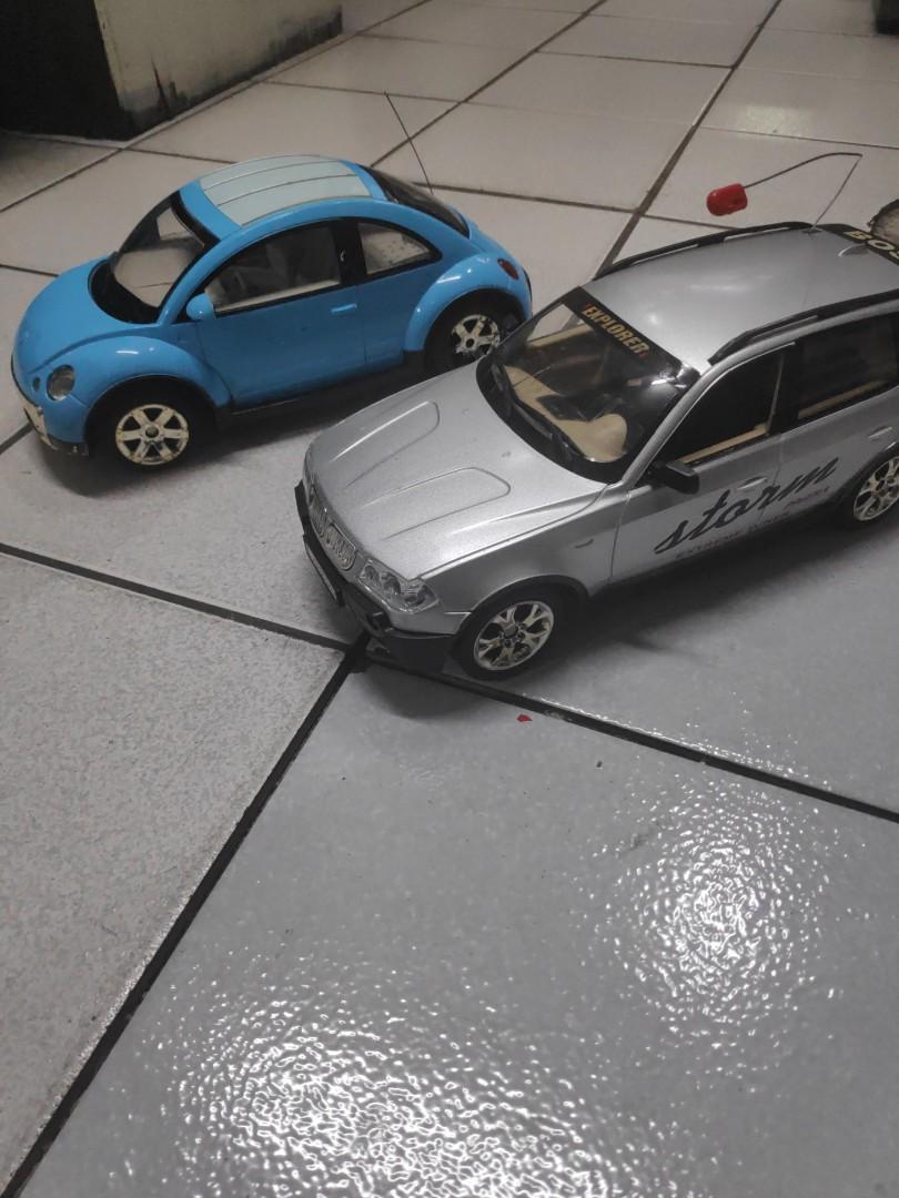 Toy Car Replica RC (Category: Remote Control Toys) located in Dasmarinas. Submitted by tataysgarage (Listing ID 1185957235, Image 1). Description: SALE!!! ₱ 350 Buy 1 Take 1😱😱 Orig price 800++ each or 1,600++ 2 sets. "Kutsi Kutsihan "🚗🚙😁 BMW and Volkswagen Remote Control Car, As is basis. Na stock ng matagal sa bodega , needs minor cleaning. Not working when tested!!!! not sure if repairable or can be restored to working condition!!! With co