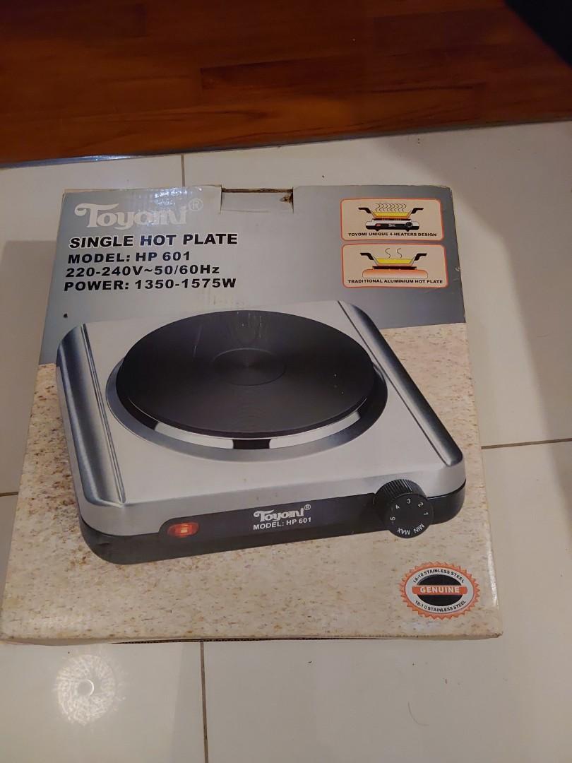 Toyomi hot plate single, TV & Home Appliances, Kitchen Appliances, Hobs