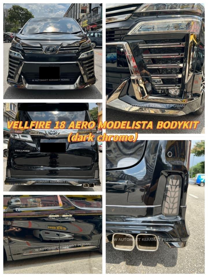 Vellfire modellista shop body kit