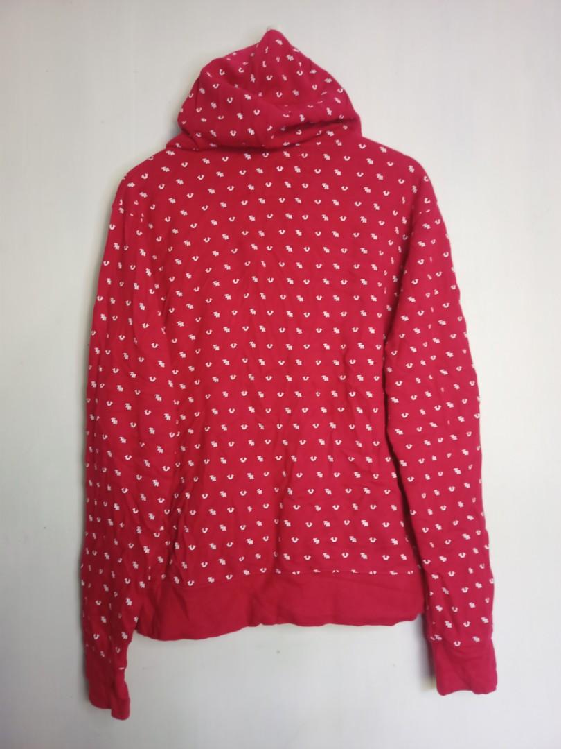 TRUE RELIGION MONOGRAM LS PULLOVER HOODIE Men s Fashion Coats