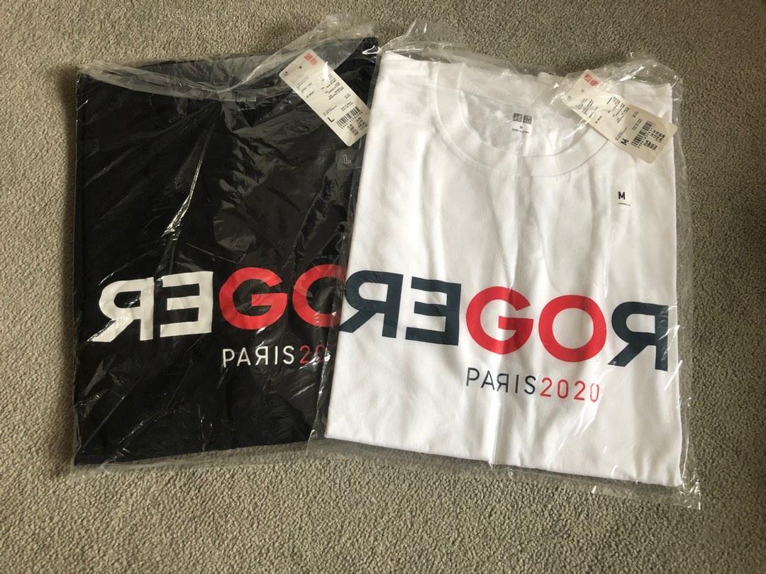 Uniqlo Roger Federer Tshirt Men s Fashion Activewear on Carousell