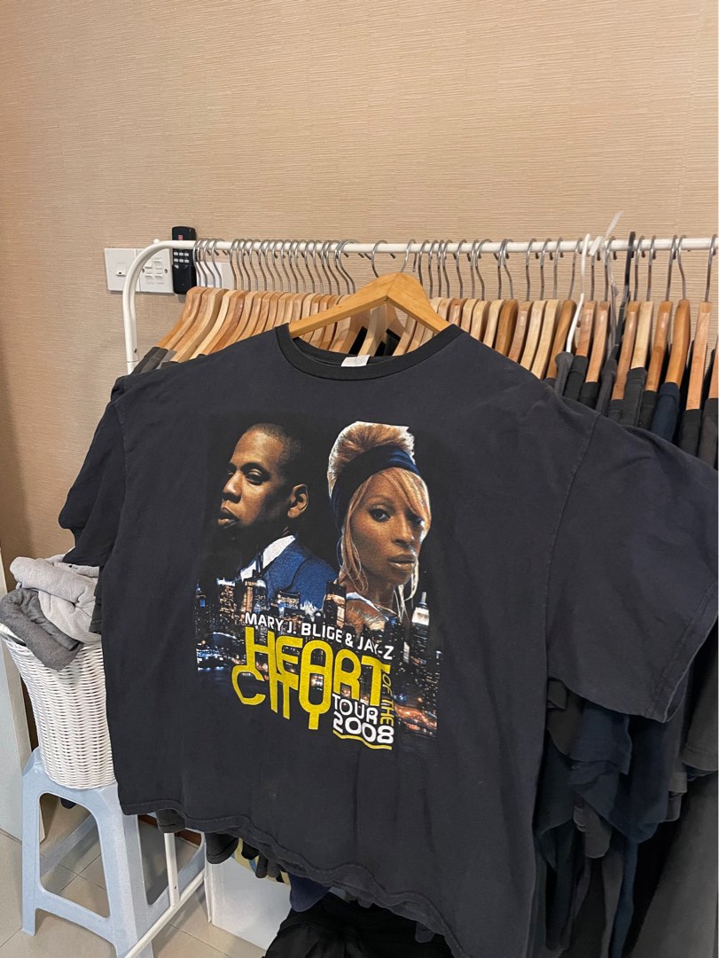 Vintage 08' Jay Z & Mary J Blige Heart city Tour, Men's Fashion