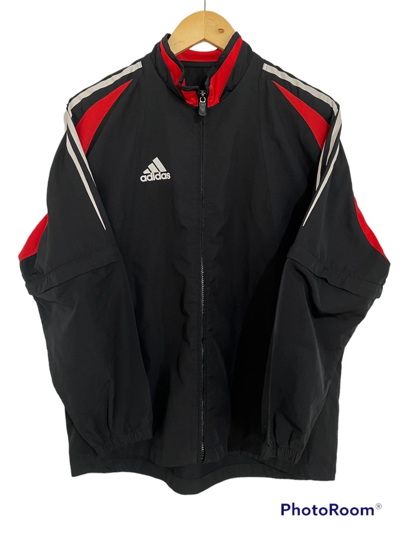 Vintage Adidas Convertible Windbreaker Track Jacket, Men's Fashion