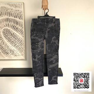 Women’s Pants Zara Skinny Stretch Camouflage