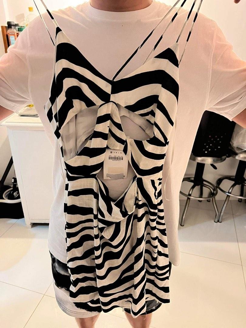 Zara Dress (Category: Dresses) located in Makati City. Submitted by everything.peachy (Listing ID 1185952524, Image 3). Description: Brand new with tag XS Gcash/BPI Shopee checkout or grab/Lalamove if around MM.