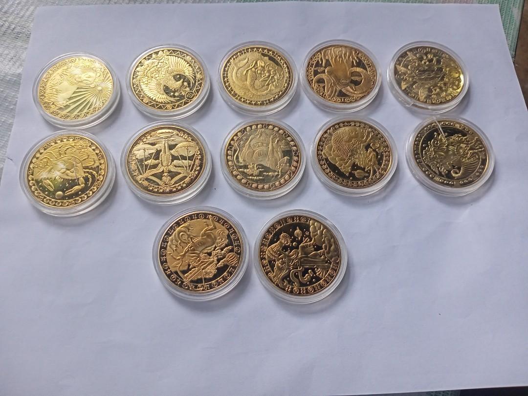 zodiac-sign-plated-coin-hobbies-toys-memorabilia-collectibles