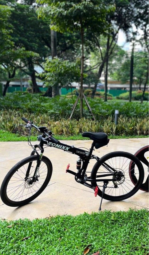Zonixx folding sales bike