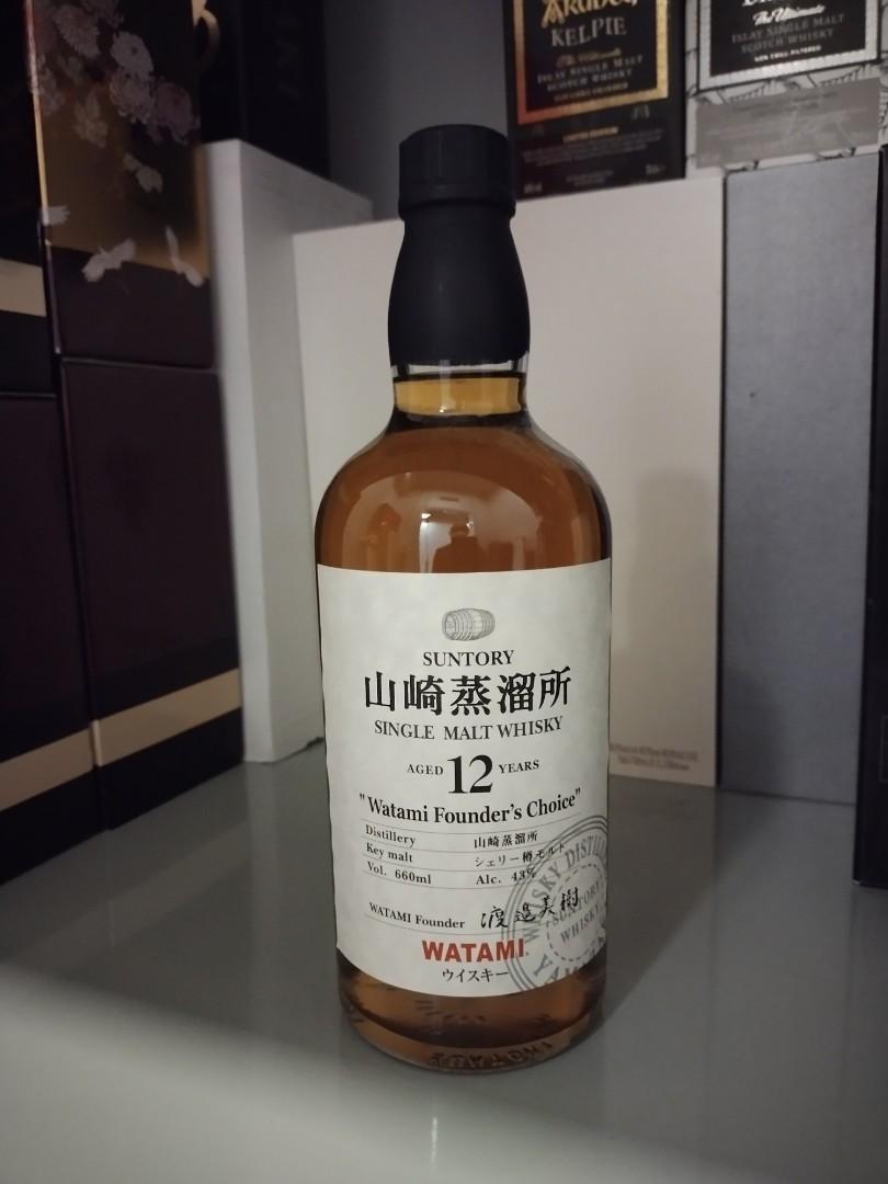 山崎12年Yamazaki 渡邊美樹Watami 威士忌, 嘢食& 嘢飲, 酒精飲料