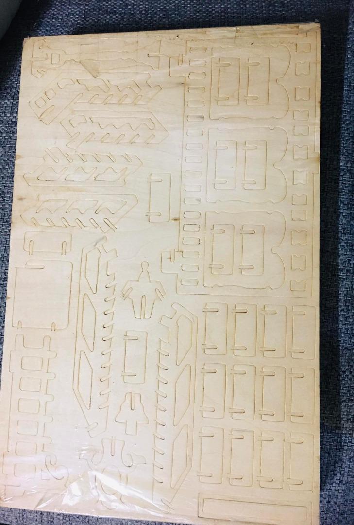 3D Wooden Puzzle Woodcraft Construction Kit Fantasy Villa, Hobbies