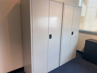 6ft tall Steel cupboard used metal cabinet