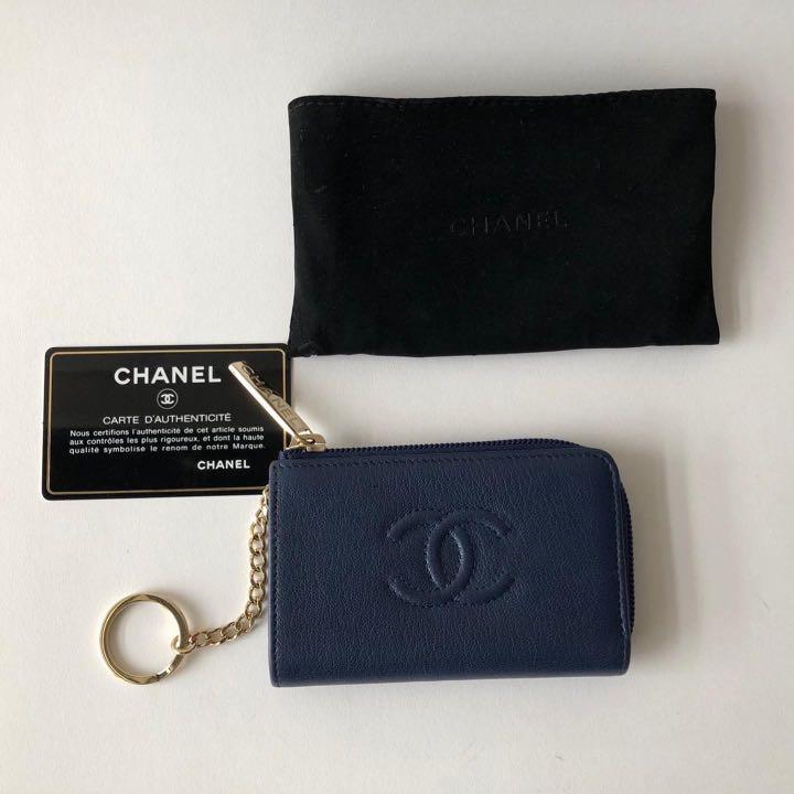 Louis Vuitton Damier Azur Keychain Pochette Id Cardholder