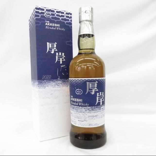 免費送貨現貨厚岸大暑日本威士忌The Akkeshi Whisky 700ml 48%, 嘢食
