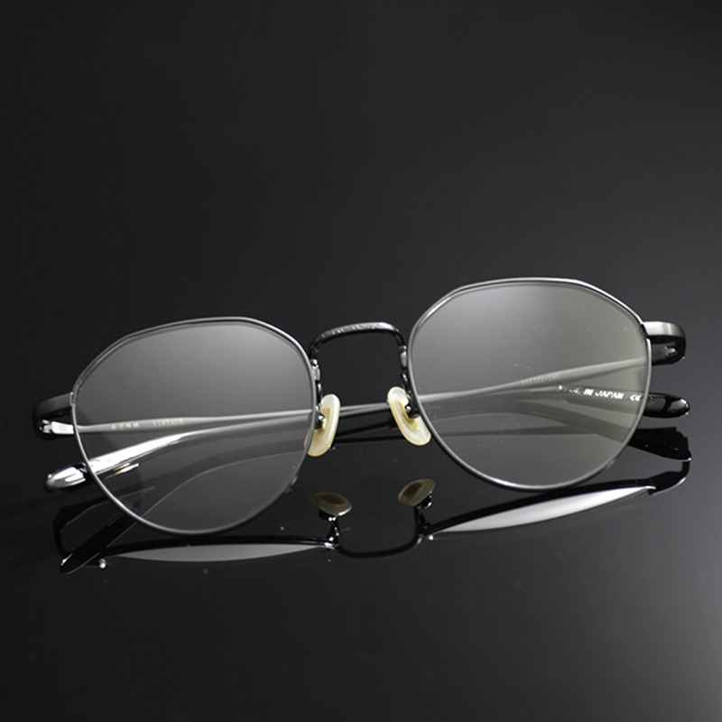 金子眼鏡KV105 IPBK SIZE: 51-21-145, 男裝, 手錶及配件, 眼鏡