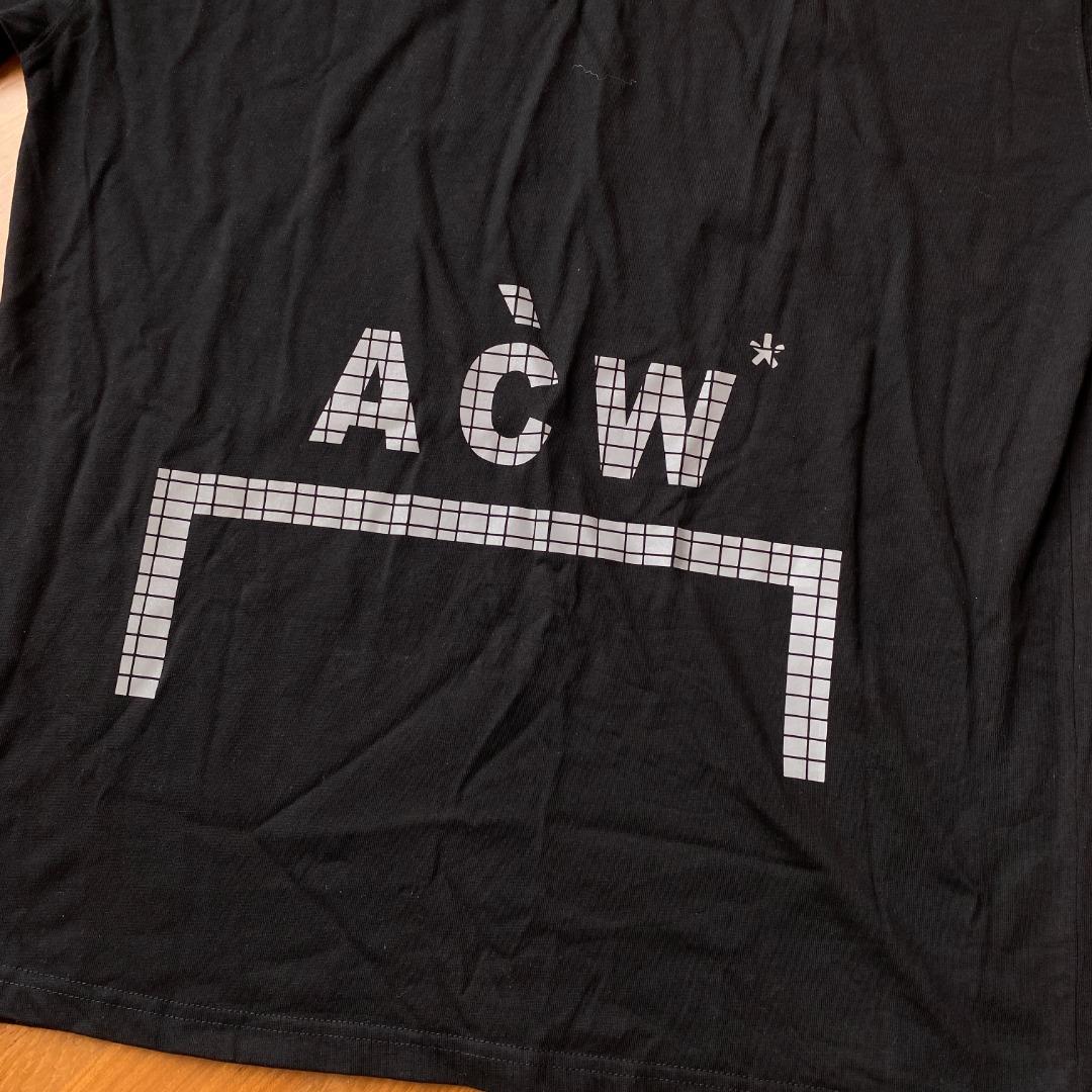 A Cold Wall - Black t-shirt with an abstract print ACWMTS121 buy at Symbol