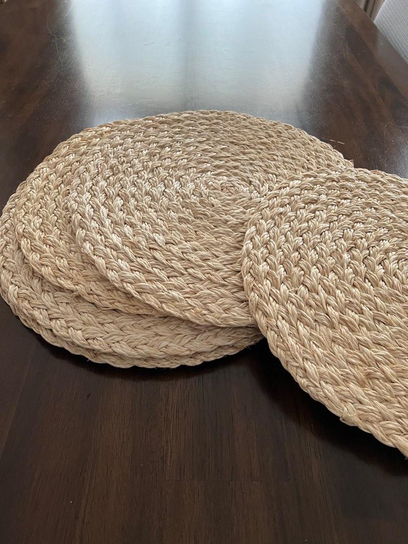 Abaca Round Placemat, Furniture & Home Living, Kitchenware & Tableware