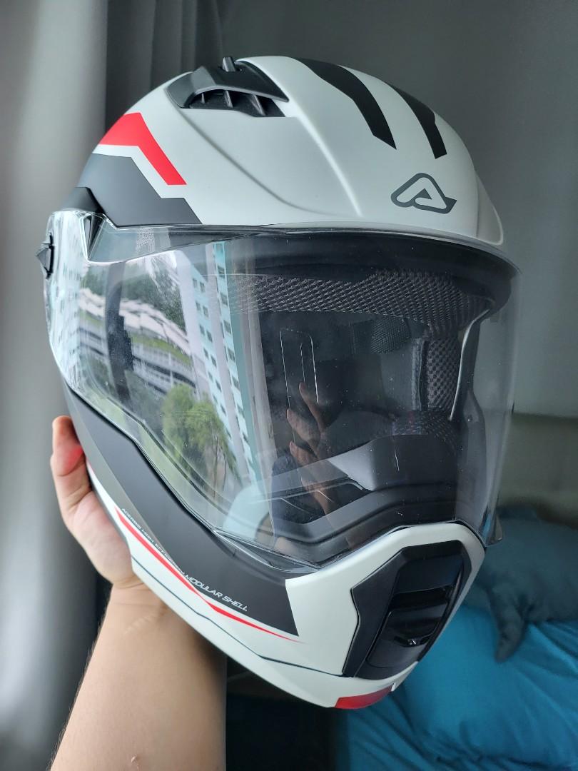 Acerbis derwel helmet L Motorcycles Motorcycle Apparel on Carousell