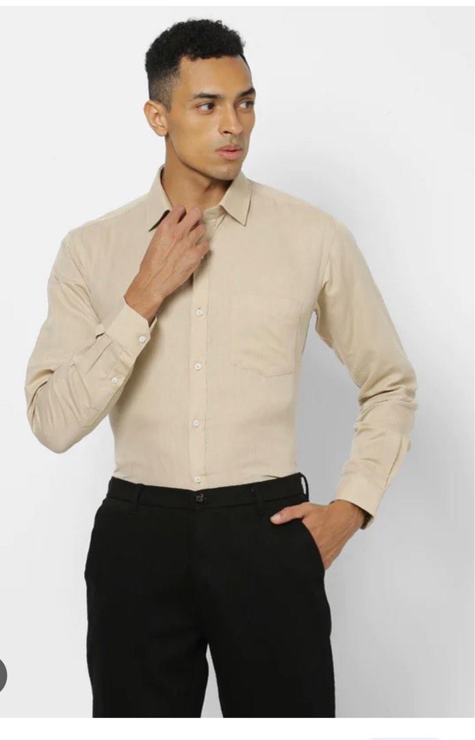 Beige formal shirt 2025