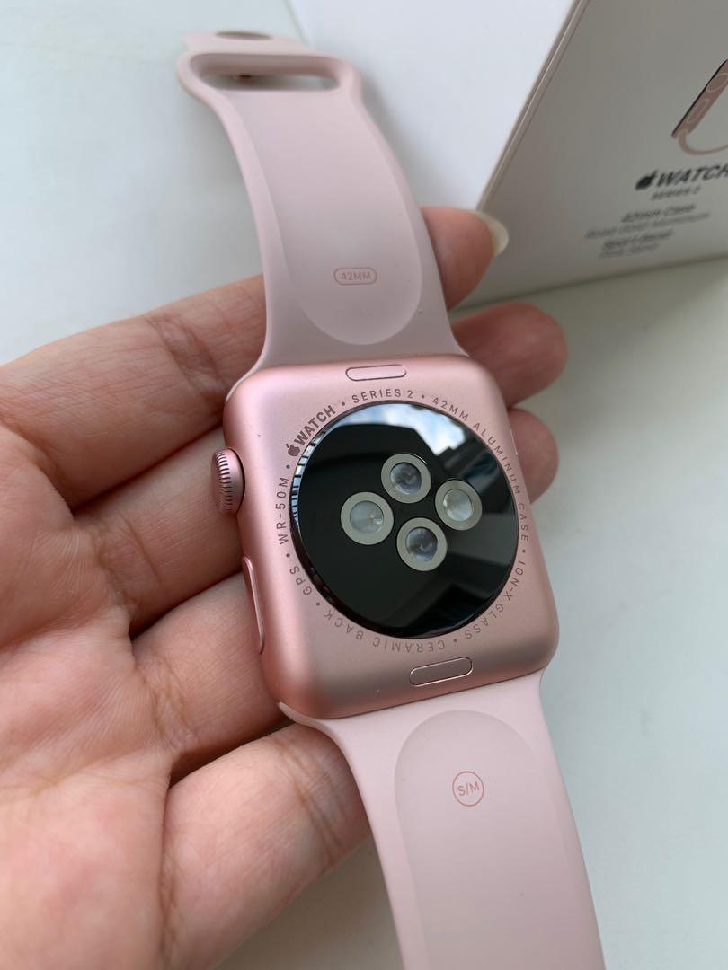 Apple iwatch series 2 42mm Rose gold Women s Fashion Watches