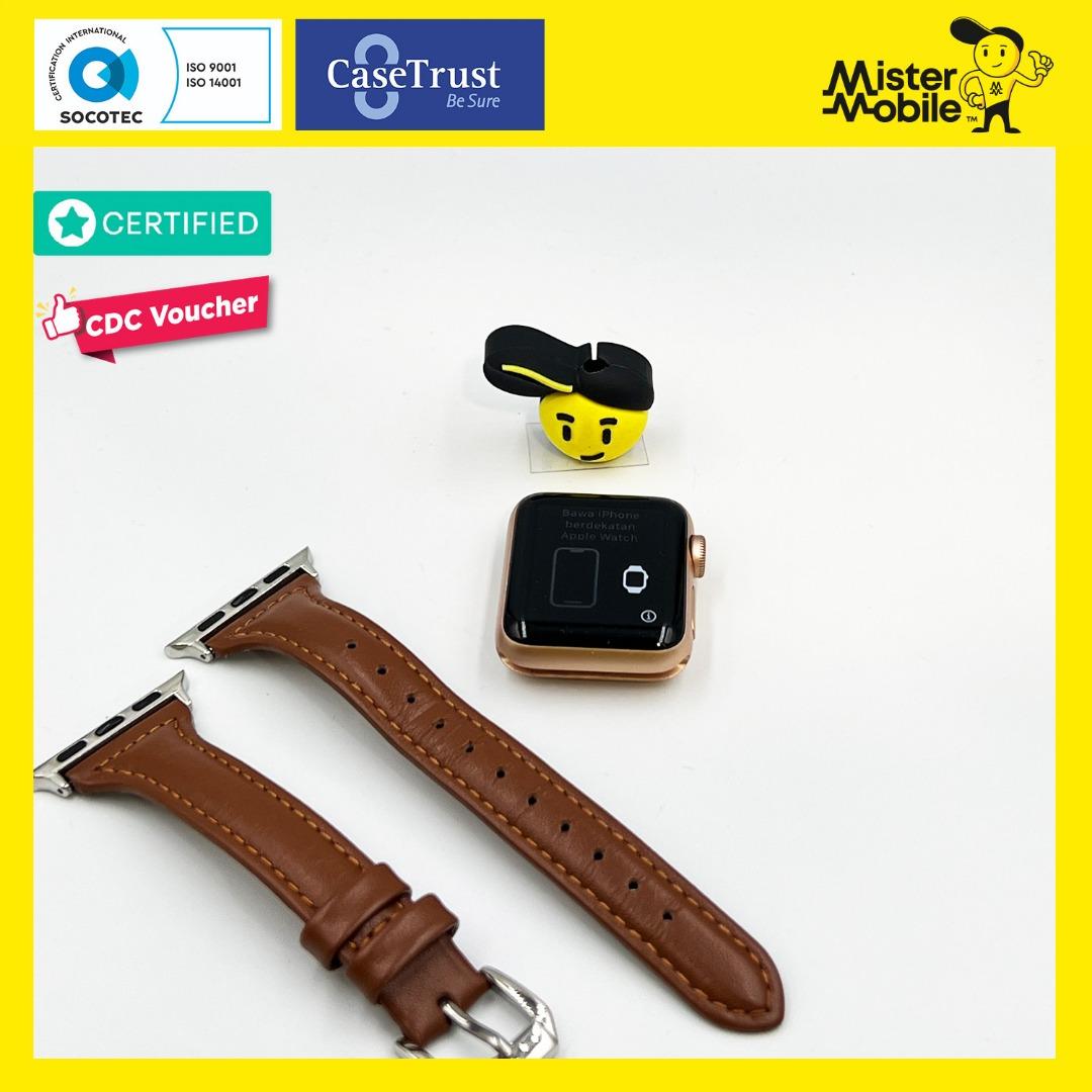 Apple Watch Series 3 38 38MM GPS Only Gold Case Local Used Mobile Phones Gadgets Wearables Smart Watches on Carousell