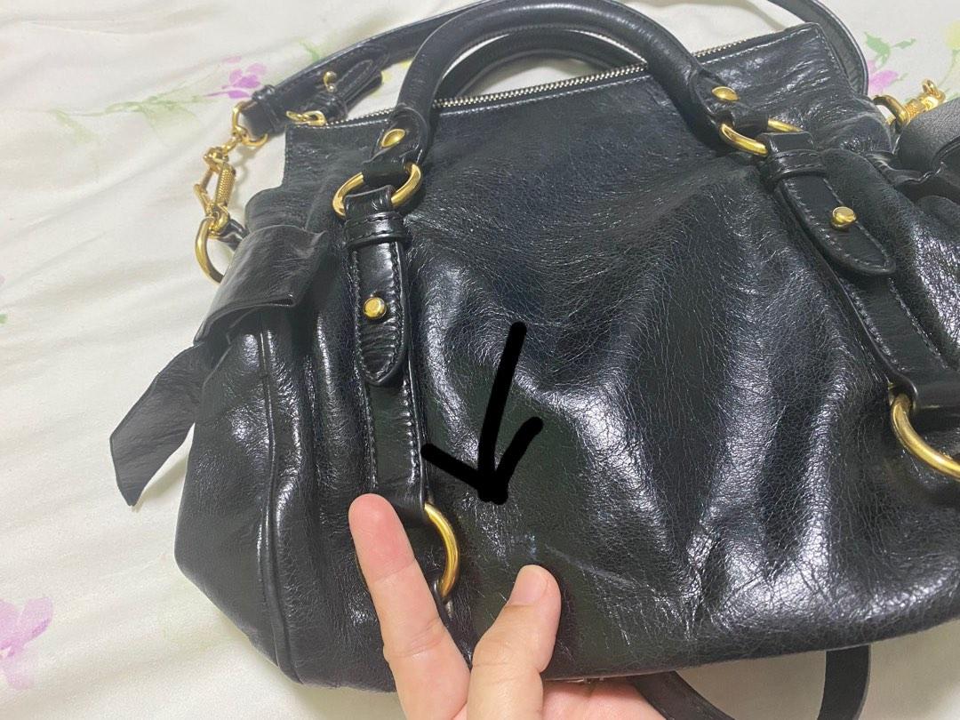 Authentic Miu Miu bow bag, Luxury, Bags & Wallets on Carousell