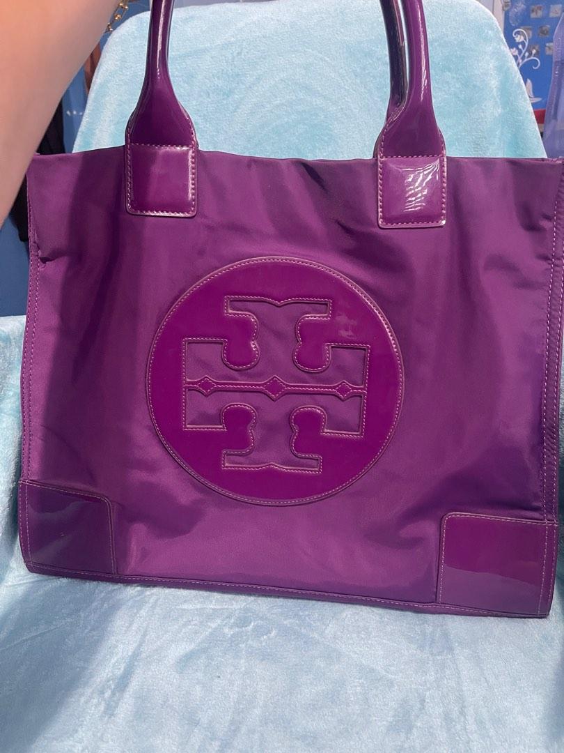 ?Authentic Tory Burch Ella Tote Bag Purple, Luxury, Bags & Wallets on  Carousell