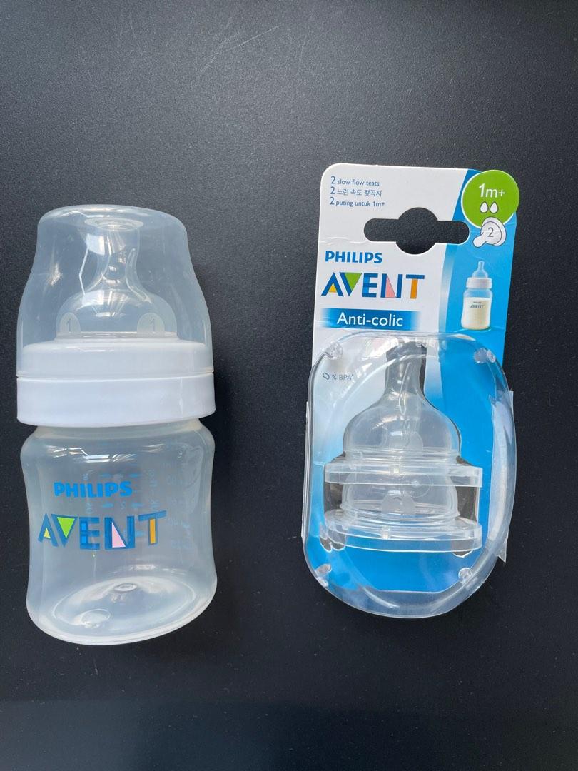 Avent Milk Bottles Anti Colic Teat, Babies & Kids, Nursing & Feeding, Breastfeeding & Bottle