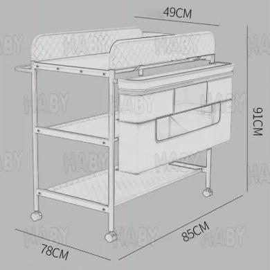 Change table cheap dimensions baby