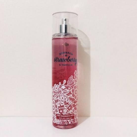 Bourbon strawberry and vanilla body spray deals