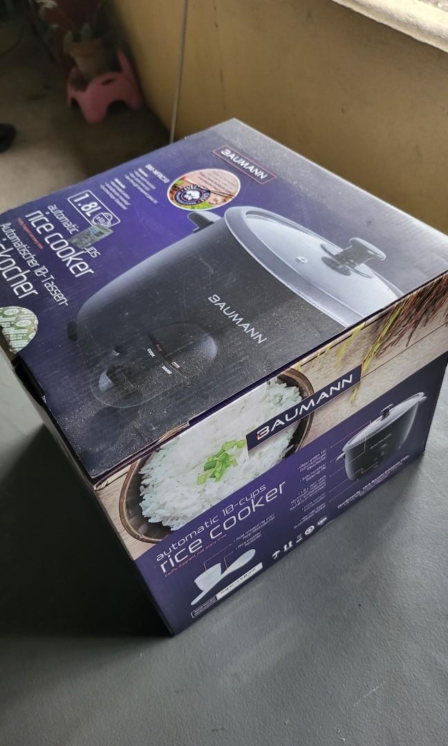 Baumann Automatic 10 cups rice cooker, TV & Home Appliances, Kitchen