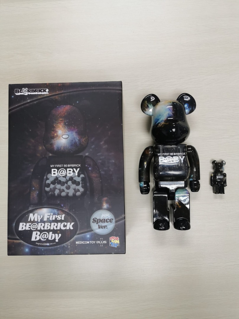 Bearbrick My First Baby Space 100% & 400% (NEW), 興趣及遊戲 ...