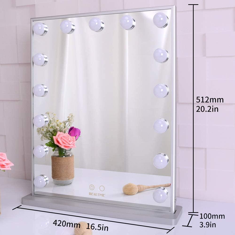 BEAUTME Hollywood Makeup Vanity Mirror with Lights,Bedroom Lighted