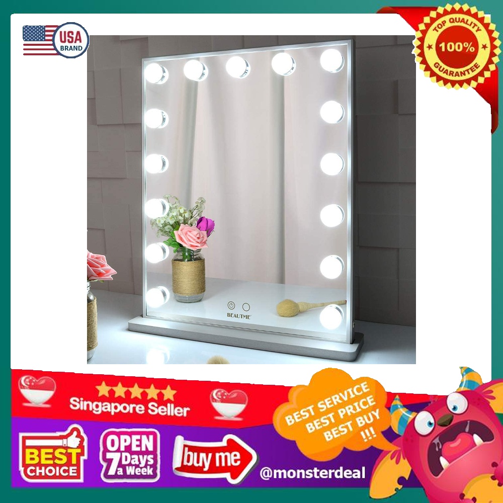 BEAUTME Hollywood Makeup Vanity Mirror with Lights,Bedroom Lighted