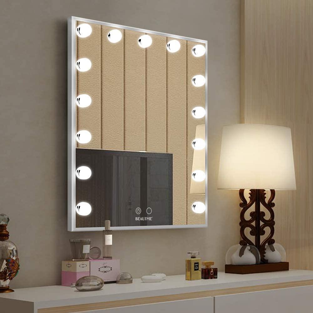 BEAUTME Hollywood Makeup Vanity Mirror with Lights,Bedroom Lighted