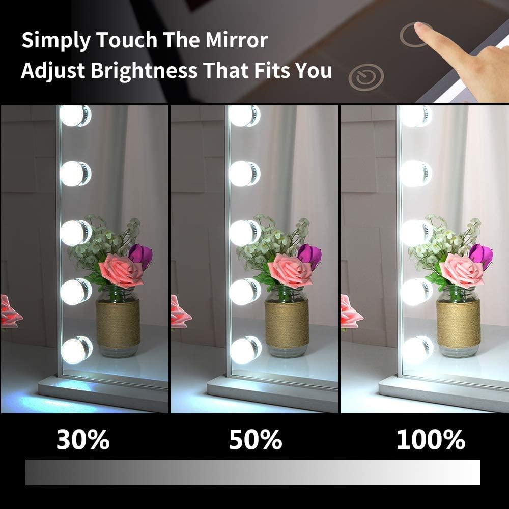 BEAUTME Hollywood Makeup Vanity Mirror with Lights,Bedroom Lighted