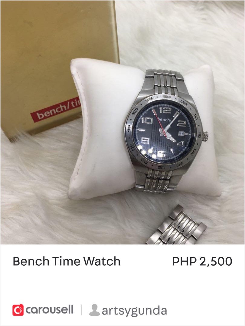 Bench Time Watch Original, Men's Fashion, Watches & Accessories ...