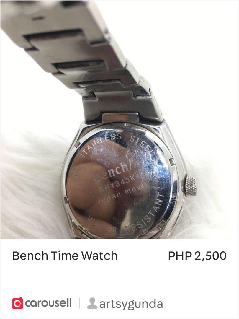 Bench Time Watch Original, Men's Fashion, Watches & Accessories ...