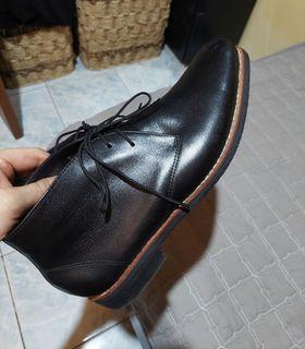 Black Genuine Leather Shoes
