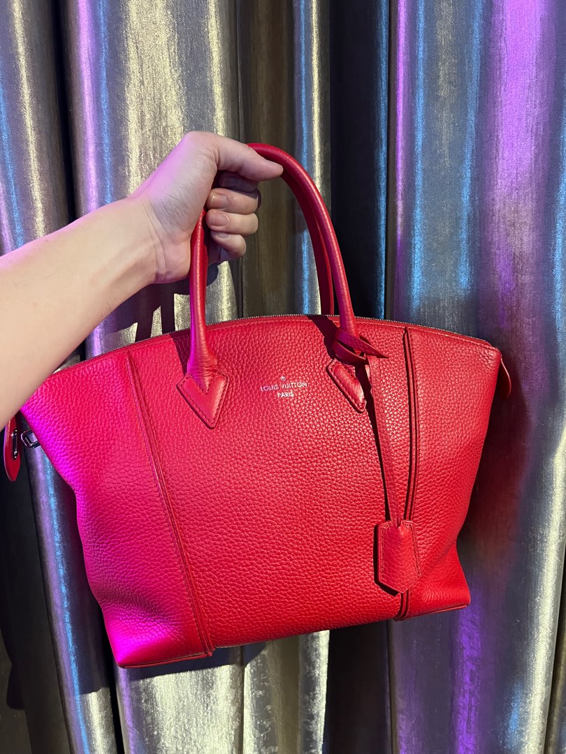 Louis Vuitton Red Epi Leather Bagatelle PM Bag