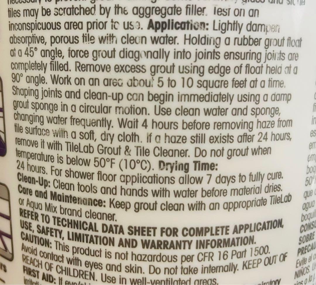 BN premixed grout specially for wet shower floor, Furniture & Home