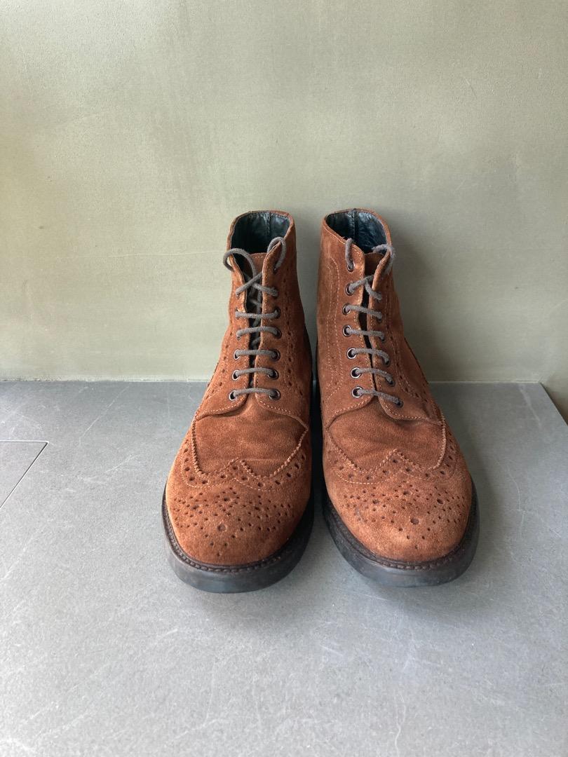 BOEMOS 意大利製造男裝麖皮boots Suede Made in Italy Brogue Shoes Alden Paraboot Red  Wing Trickers Clark's Church Edward Green Preppy Dandy Style Timeless  Design, 男裝, 鞋, 靴- Carousell