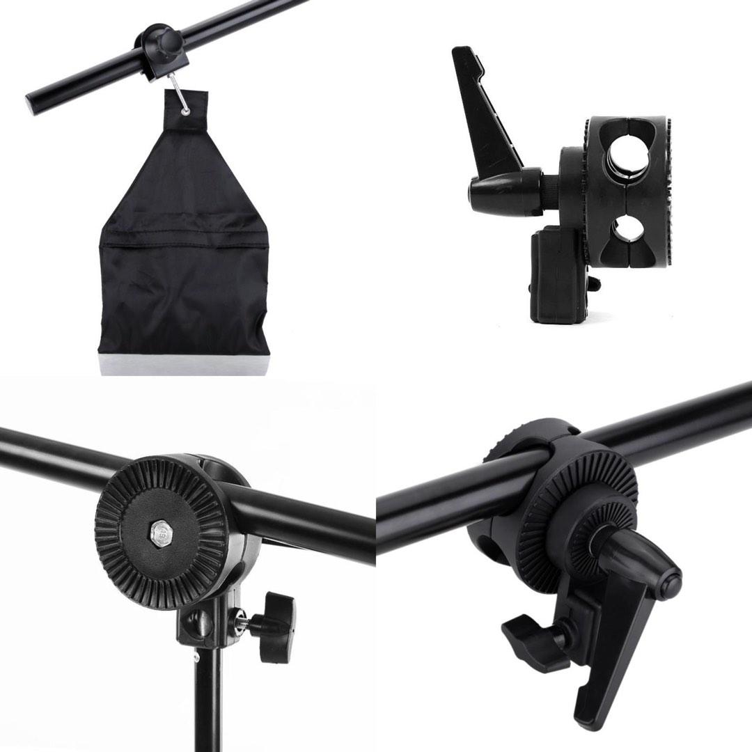 Boom Arm Extension / Top Down Tripod Stand / Professional Swivel Boom