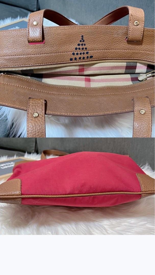Burberry Canvas Tote/Shoulder Bag, Luxury, Bags & Wallets on Carousell