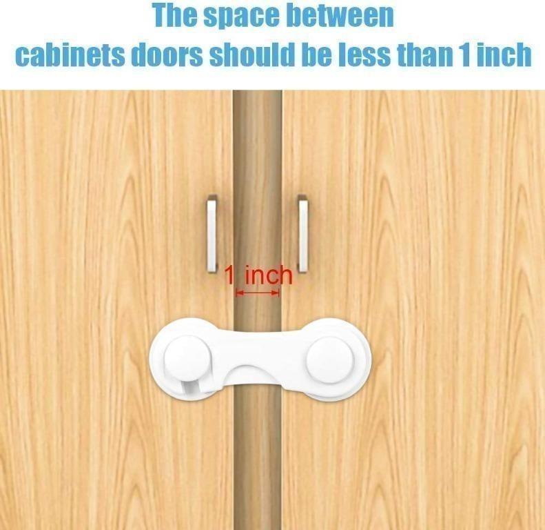 Locks, 4 Pack Child Proof Safety Locks, Baby Safety