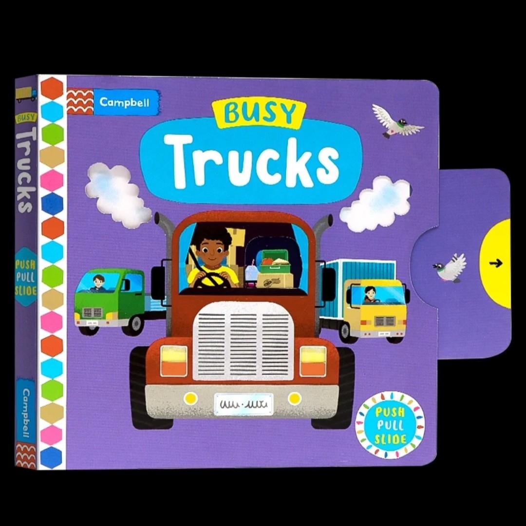 Campbell Push Pull Slide Interactive Book (9 titles), Hobbies & Toys