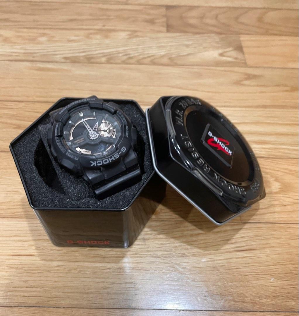 Casio G Shock model 5146 black gold with new battery