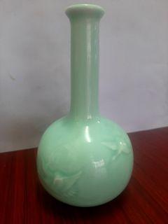 Celadon Glazed Porcelain Bud Vase