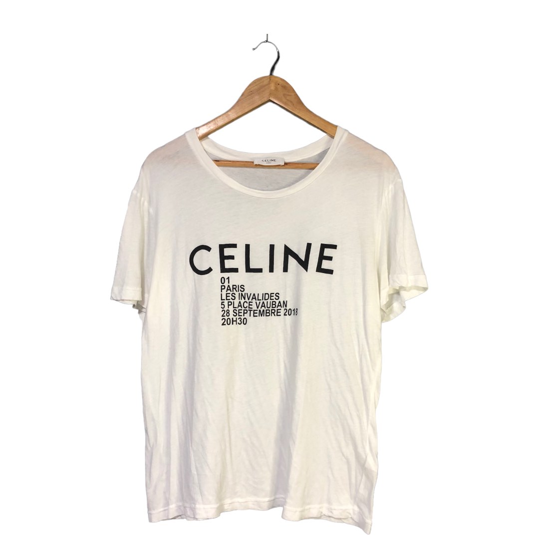 Celine shirt, Men's Fashion, Tops & Sets, Tshirts & Polo Shirts on ...