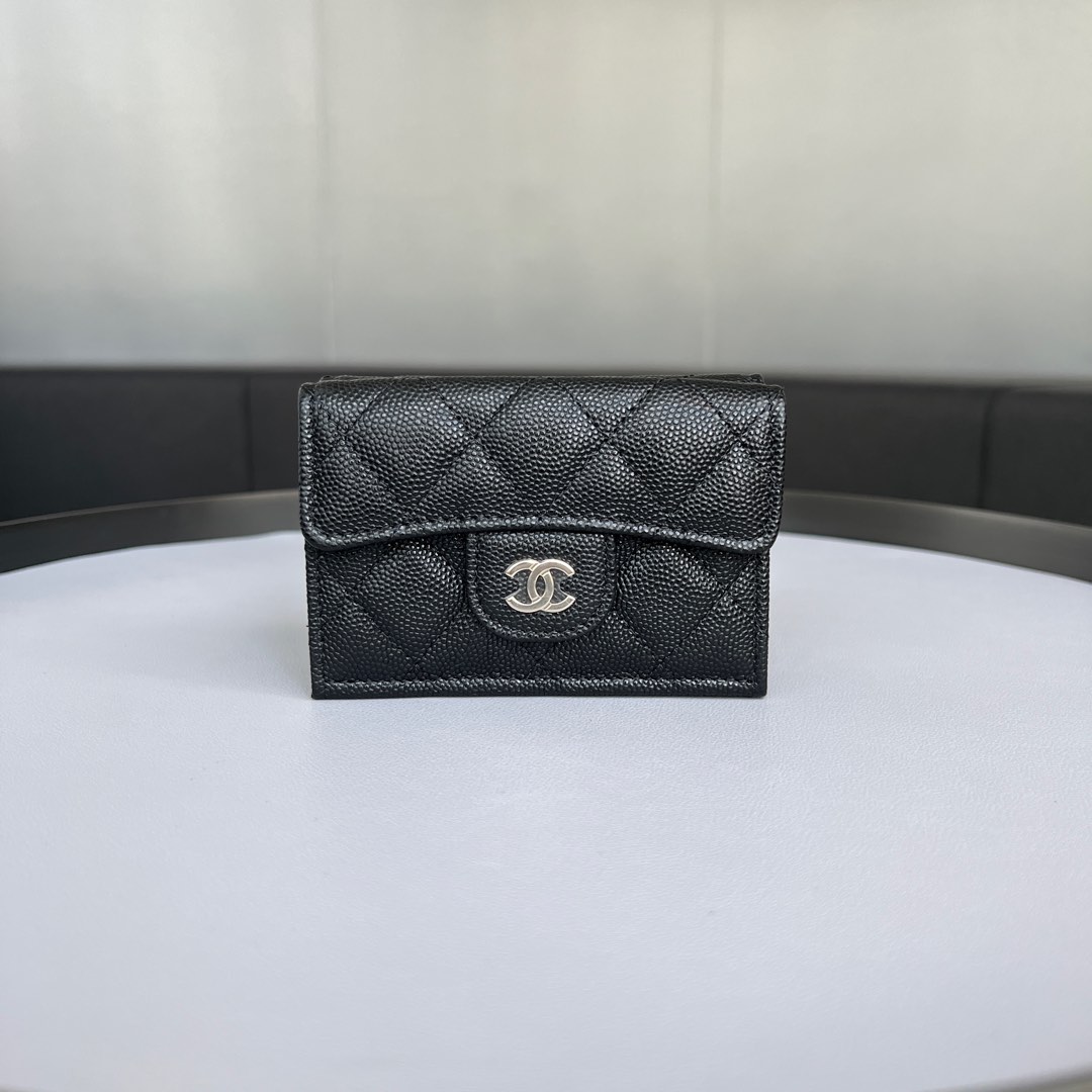 Chanel Tri Fold Compact Wallet, Luxury, Bags & Wallets on Carousell
